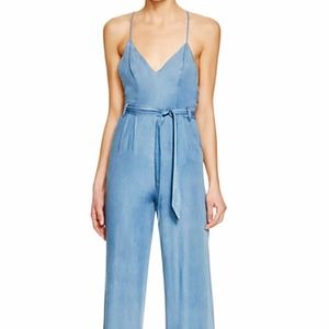 Lovers + Friends Navy Denim Jumpsuit XS